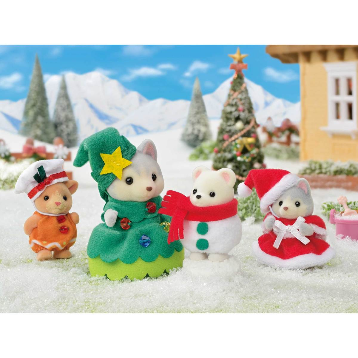 CC2081 - BL HAPPY CHRISTMAS FRIENDS CALICO CRITTERS