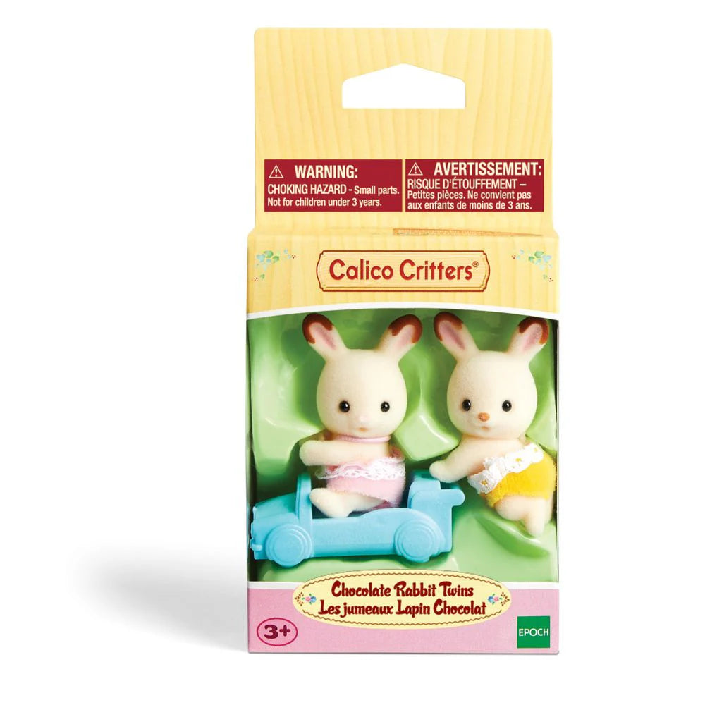 CC0997 - BL TWINS CHOCOLATE RABBIT CALICO CRITTERS