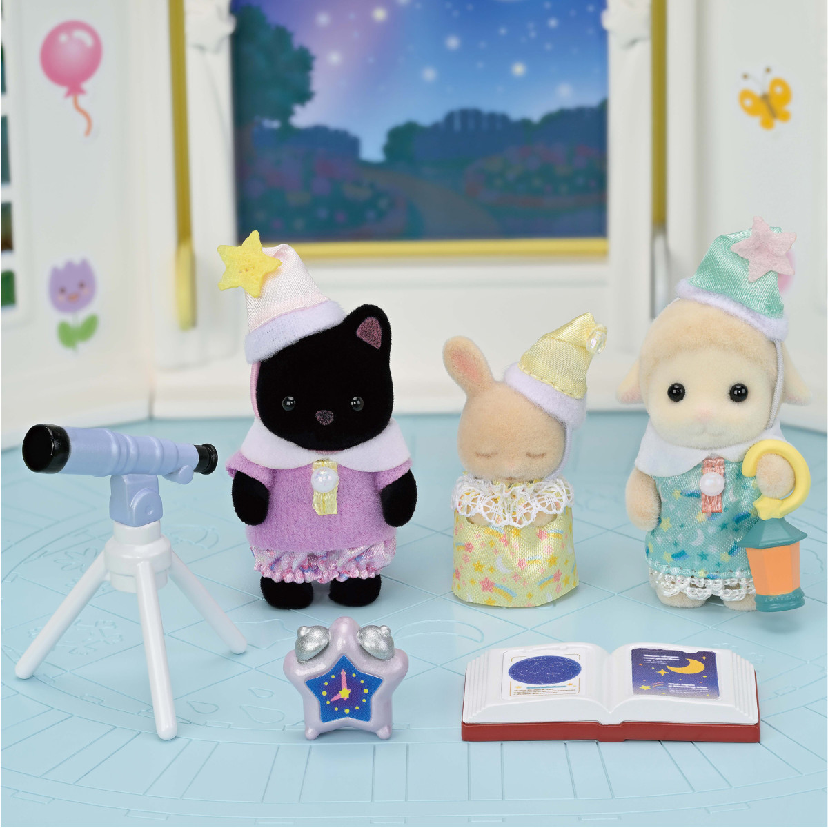 CC- BL NURSERY FRIENDS SLEEPOVER PARTY TRIO CALICO CRITTERS