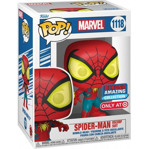 1118.- POP! MARVEL - SPIDERMAN OSCORP SUIT ( EXCL. TO ONLY AT)