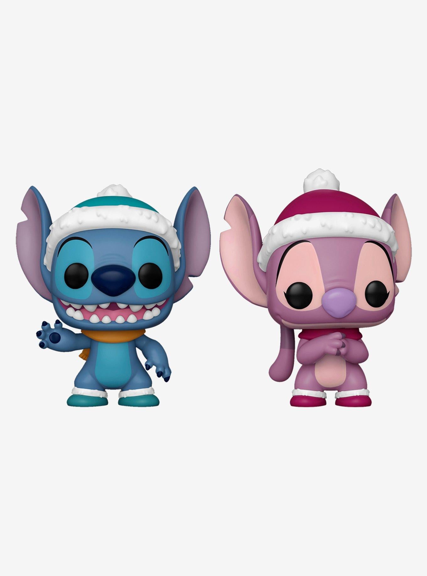 00.- POP! DISNEY - Stitch & Angel (Winter) (2-Pack) (EXCL. TO HOT TOPIC)
