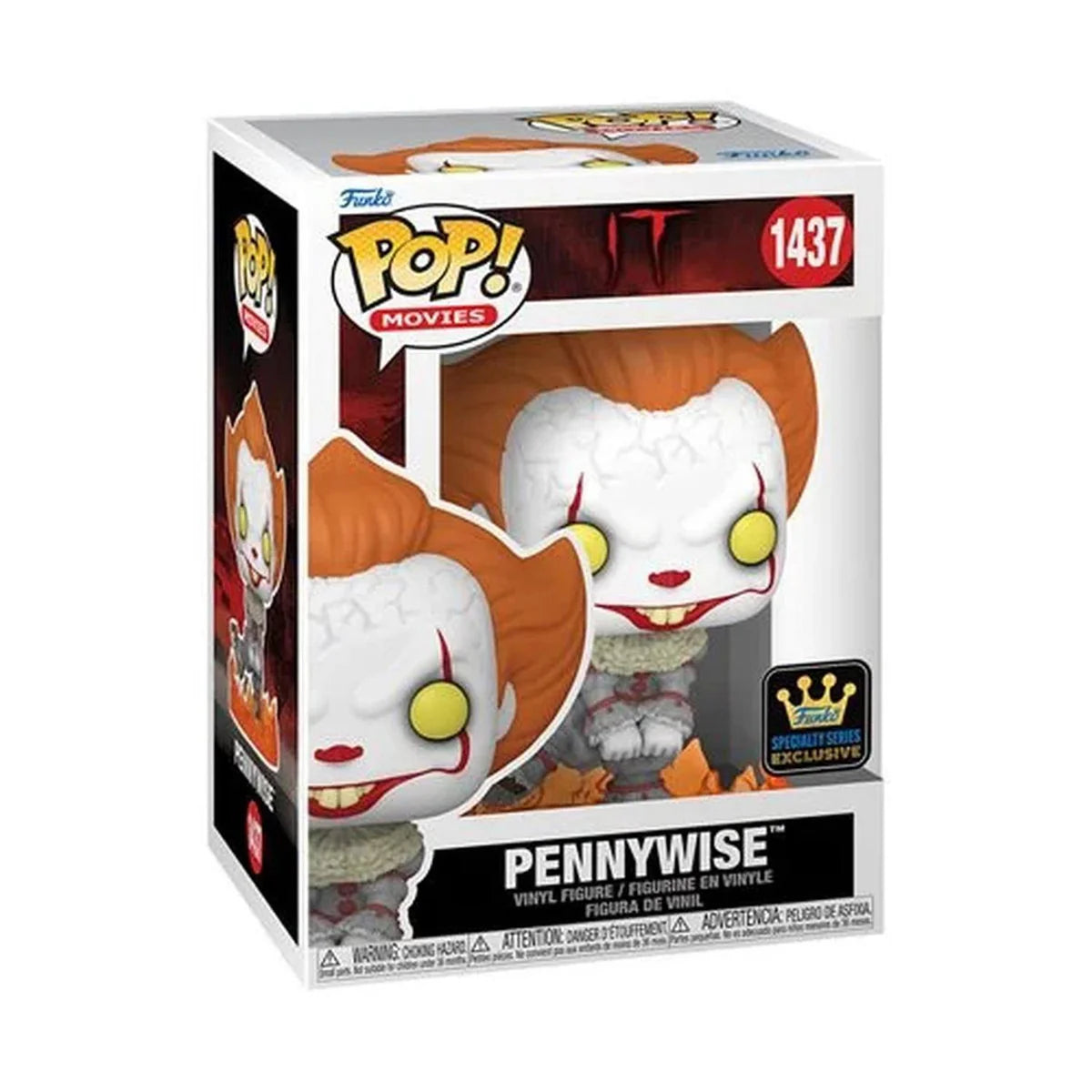 1437.- POP! MOVIES - Pennywise (EXCL. TO SPECIALTY SERIES)