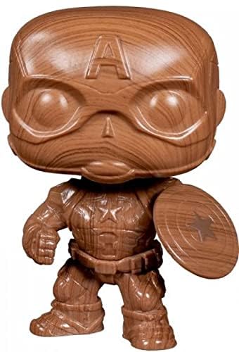 584.- POP! MARVEL - Captain America (Wood Deco) (EXCL. ENTERTAINMENT EARTH)