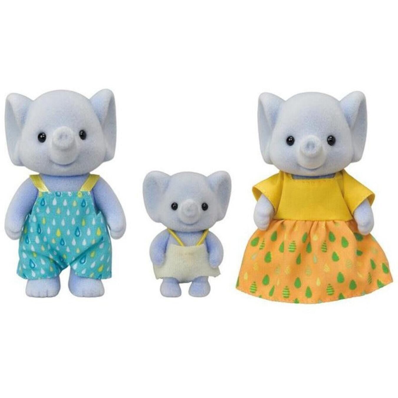 SF5376- BL ELEPHANT FAMILY SILVANYA FAMILY