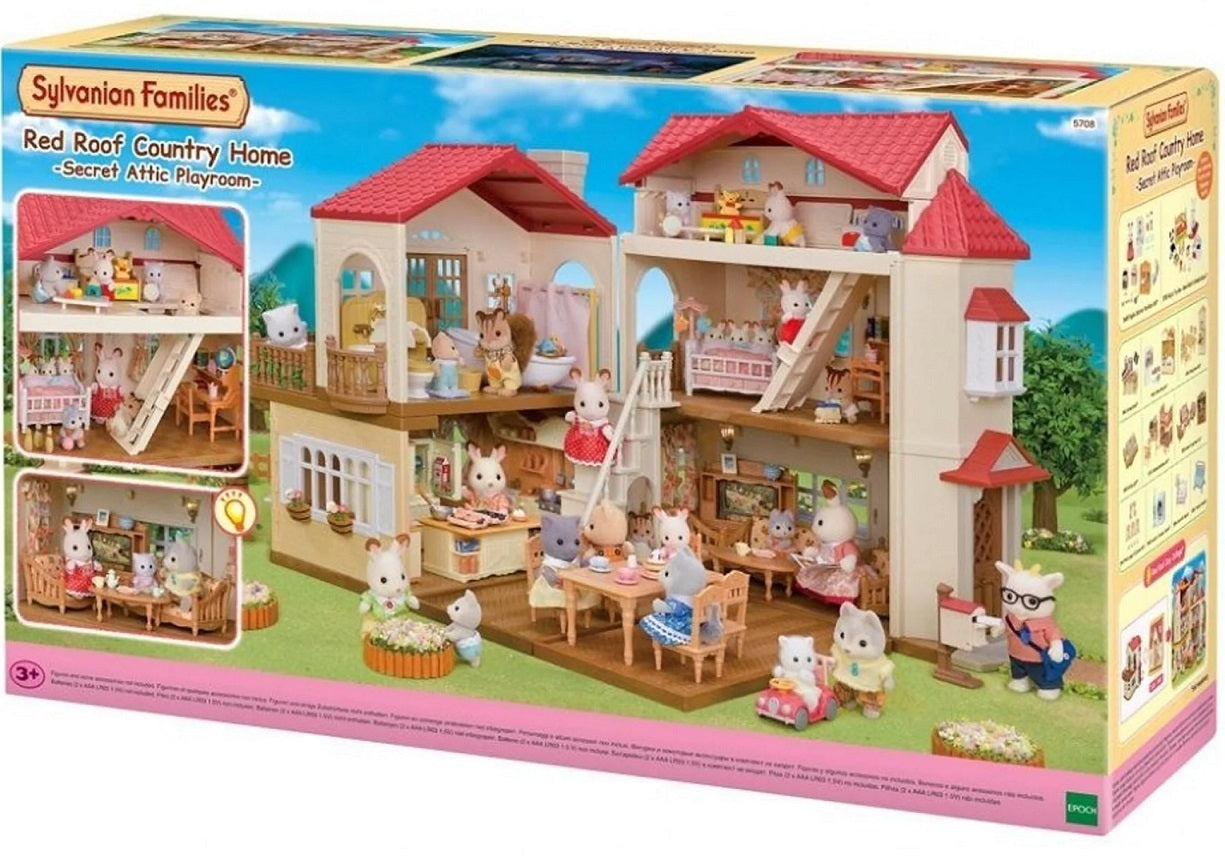 SF5708 - RED ROOF COUNTRY HOME - SECRETE ATTIC PLAYROOM