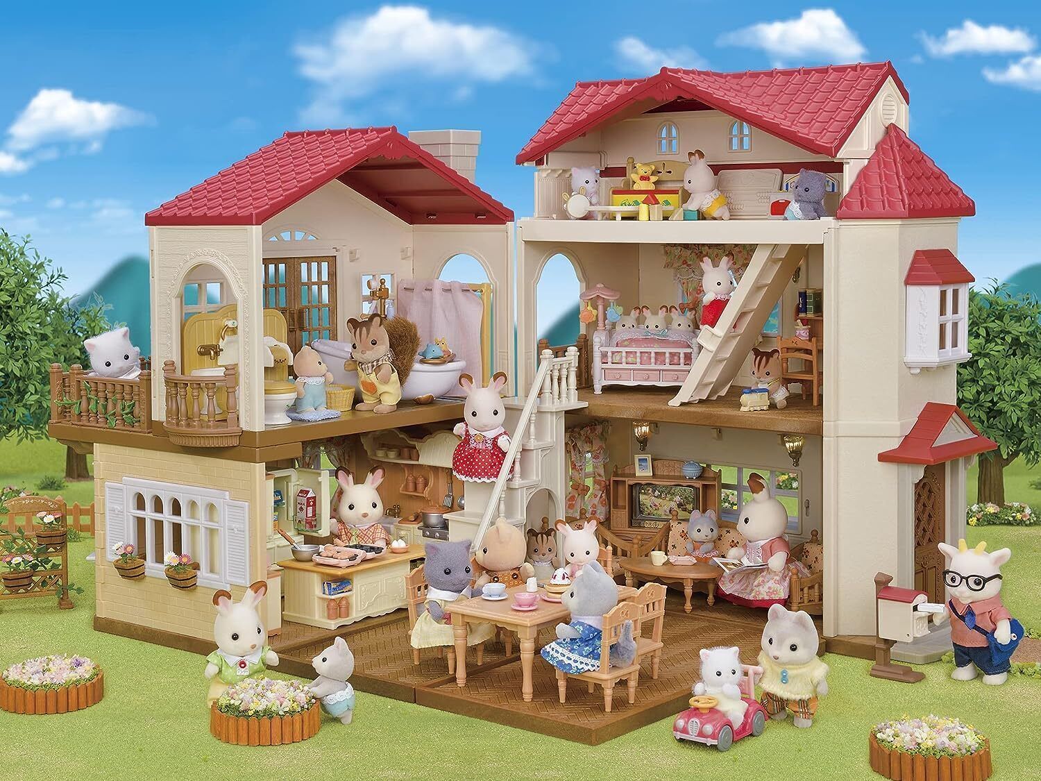 SF5708 - RED ROOF COUNTRY HOME - SECRETE ATTIC PLAYROOM