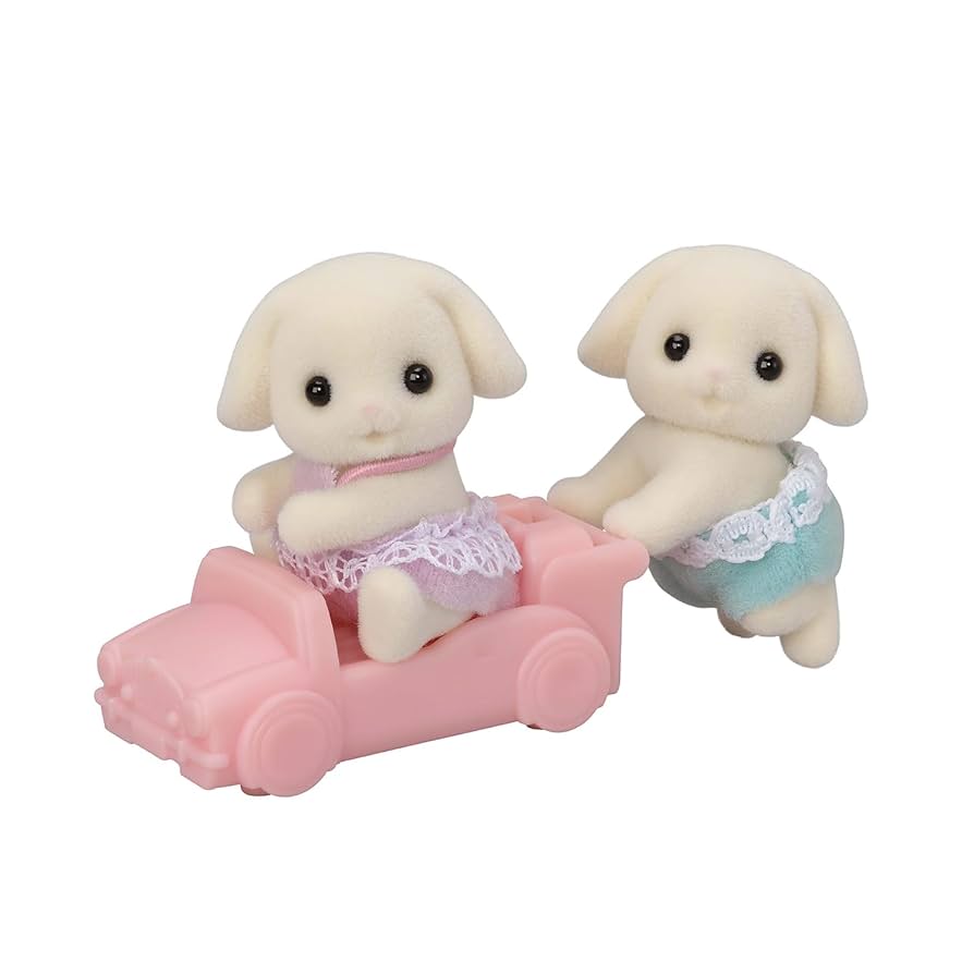 CC2160 - BL FLORA RABBITT TWINS CALICO CRITTERS