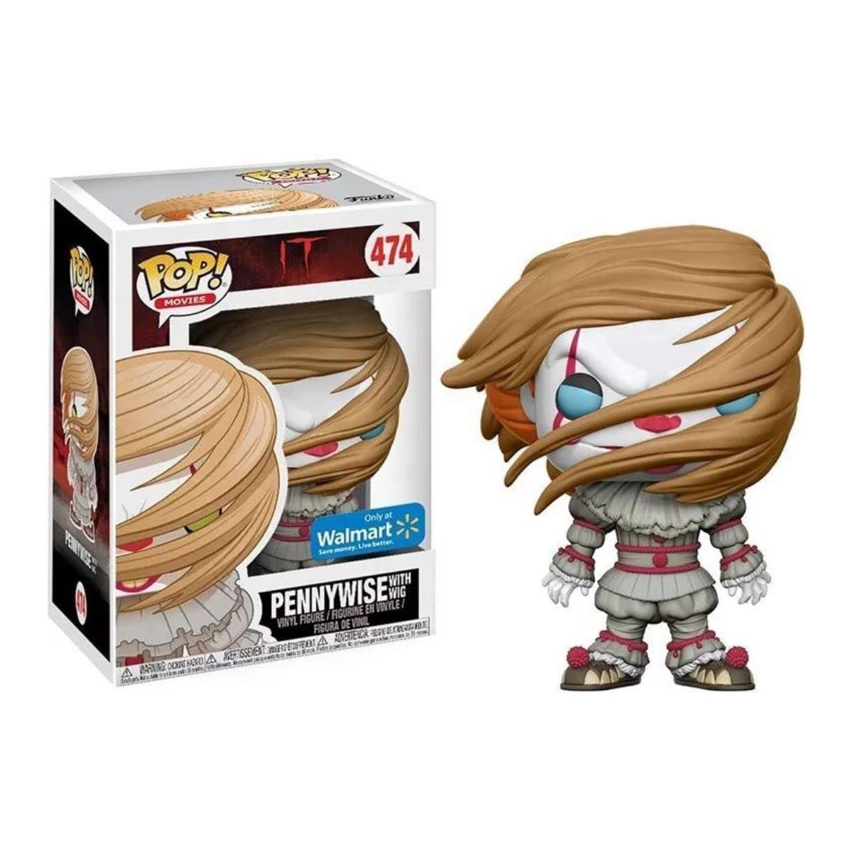473.- POP! MOVIES - Pennywise (With Wig) (EXCL. TO WALTMART)