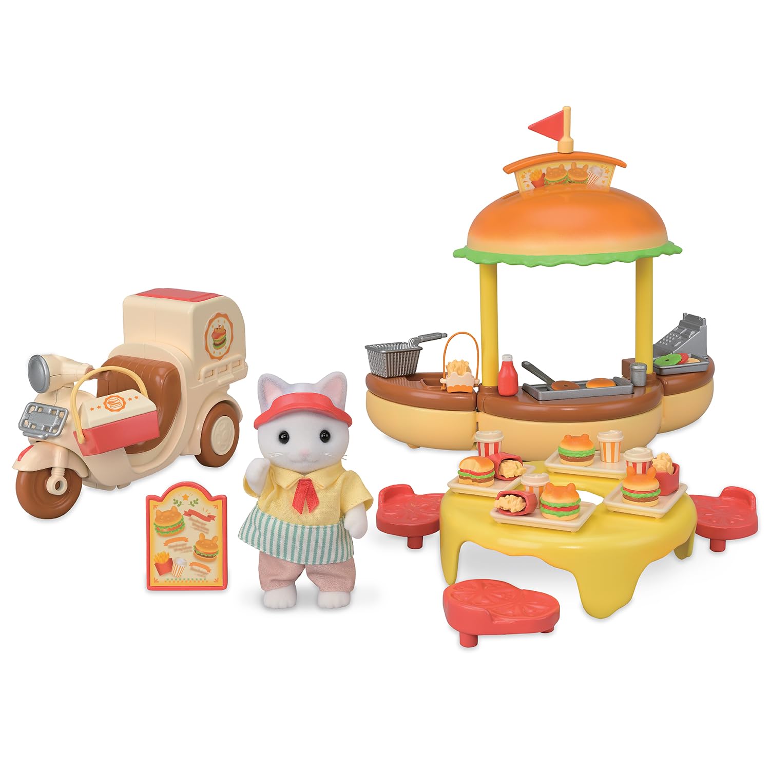 CC2174 - BL HAMBURGER STAND CALICO CRITTERS (12 + 6)