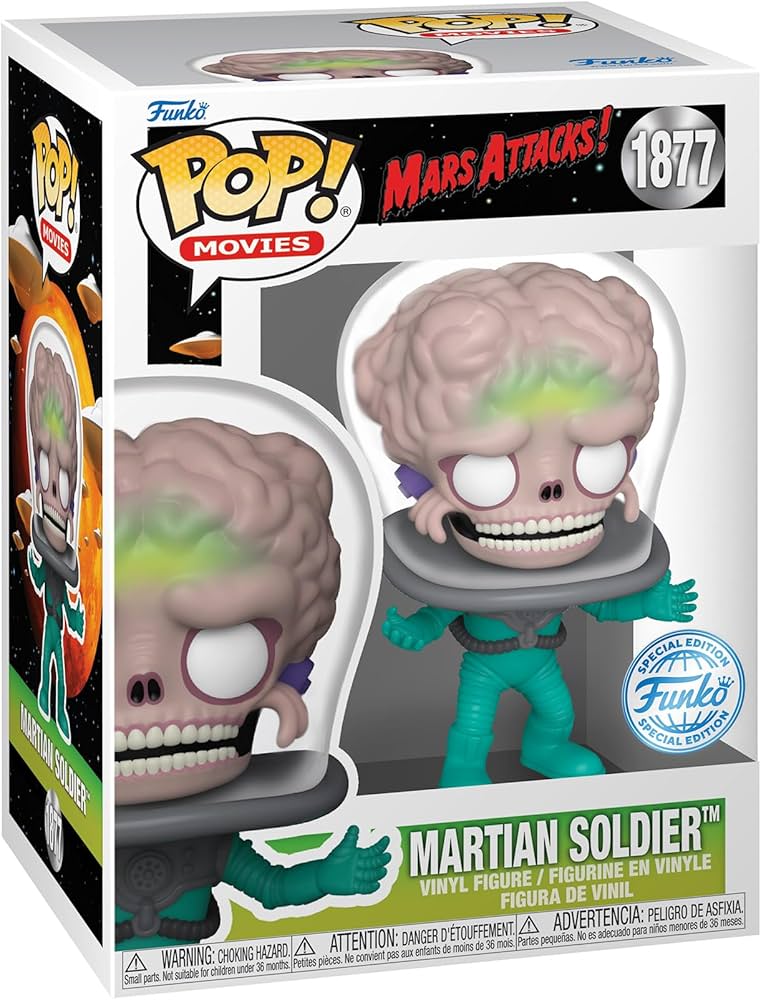 1877.- POP! MOVIES -Martian Soldier with Brain(EXCL. TO SE)