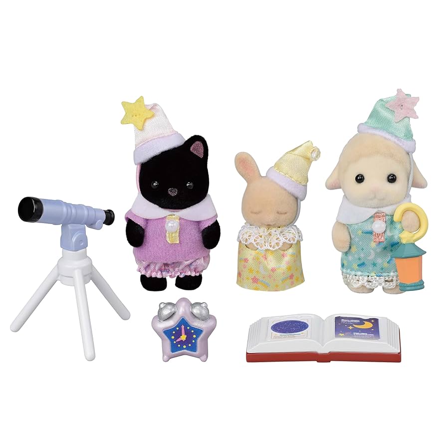 CC- BL NURSERY FRIENDS SLEEPOVER PARTY TRIO CALICO CRITTERS