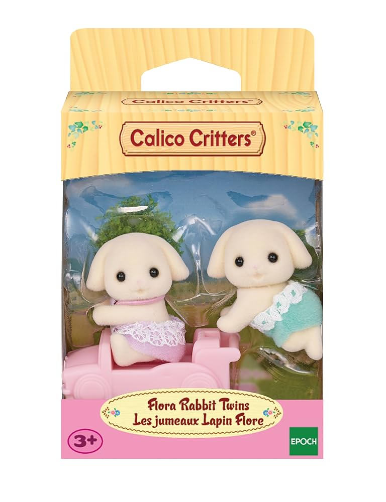 CC2160 - BL FLORA RABBITT TWINS CALICO CRITTERS