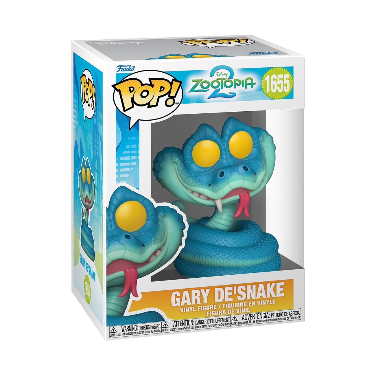 1654.- POP! DISNEY - Gary De’ Snake