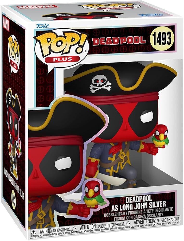 1493.- POP! MARVEL -Deadpool as Long John Silver