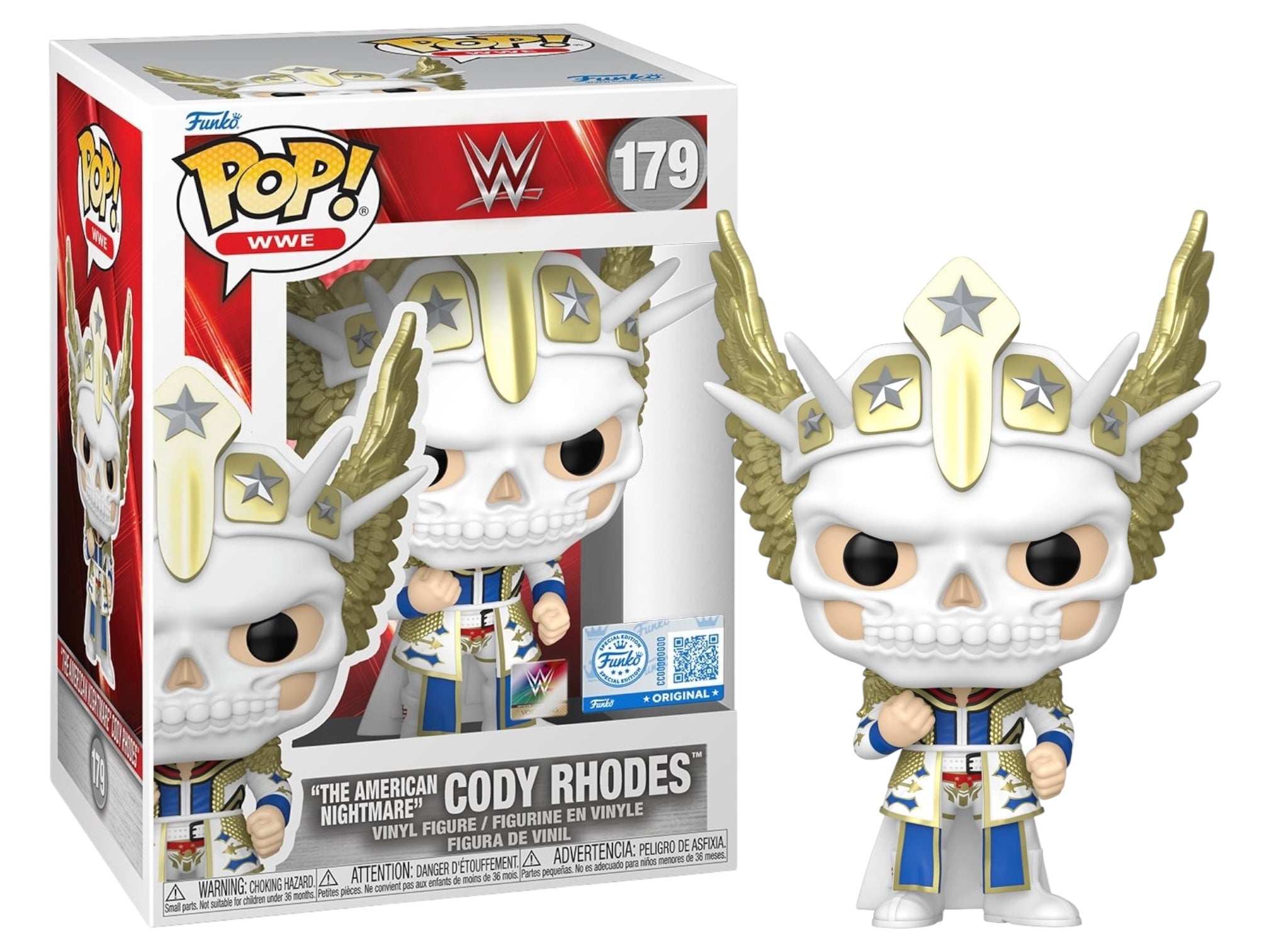 179.- POP! WWE - “The American Nightmare” Cody Rhodes (EXCL. TO SE)