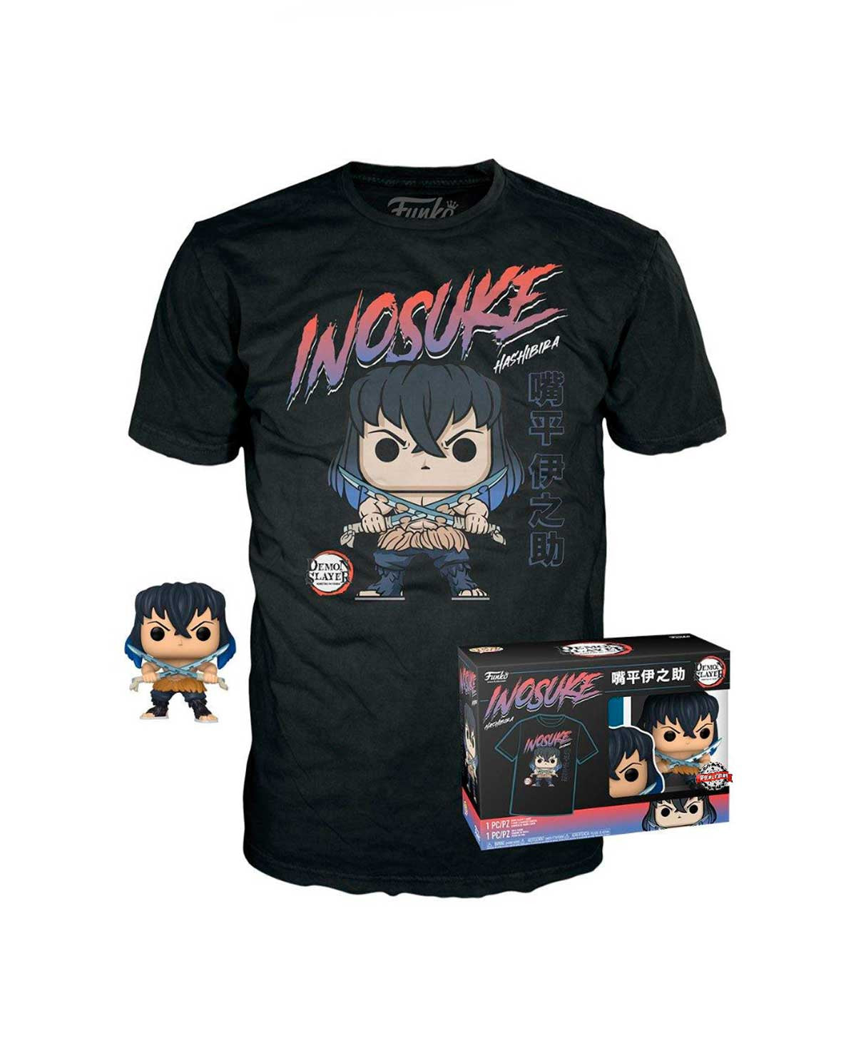 Funko Pop! Demon Slayer - INOSUKE Special Edition, Playera Talla L