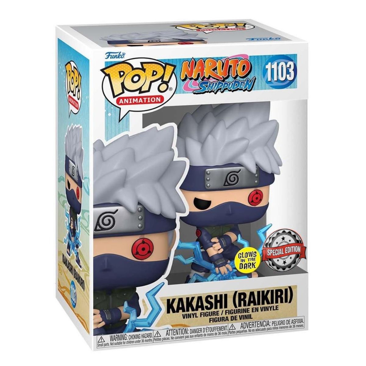 1103.- POP! ANIMATION - Kakashi (Raikiri) (Lightning Blade | Action Pose | Glow In The Dark)(EXCL. TO SE)