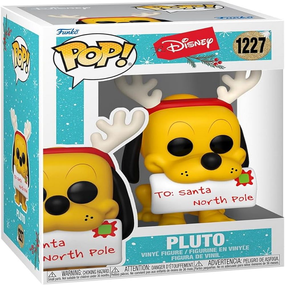1227.- POP! DISNEY - Pluto (santa)
