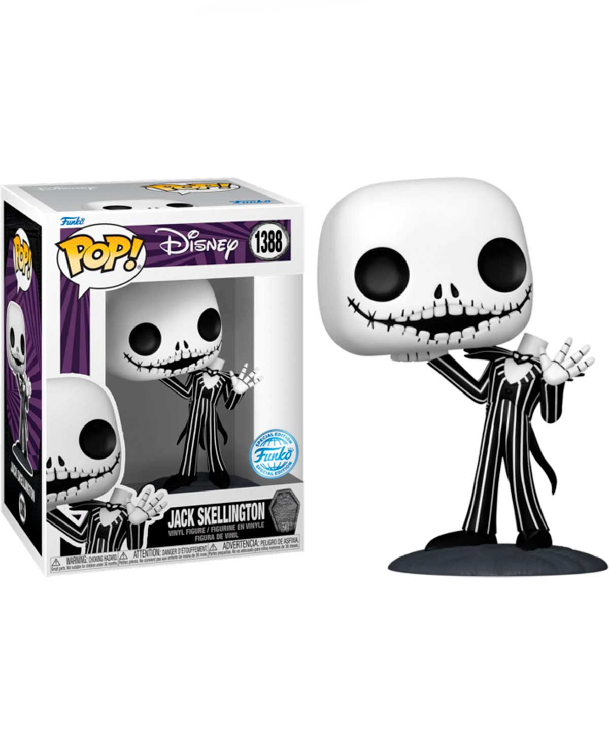 FUNKO POP! - DISNEY - JACK SKELLINGTON #1388 (EXCL TO S.E.)