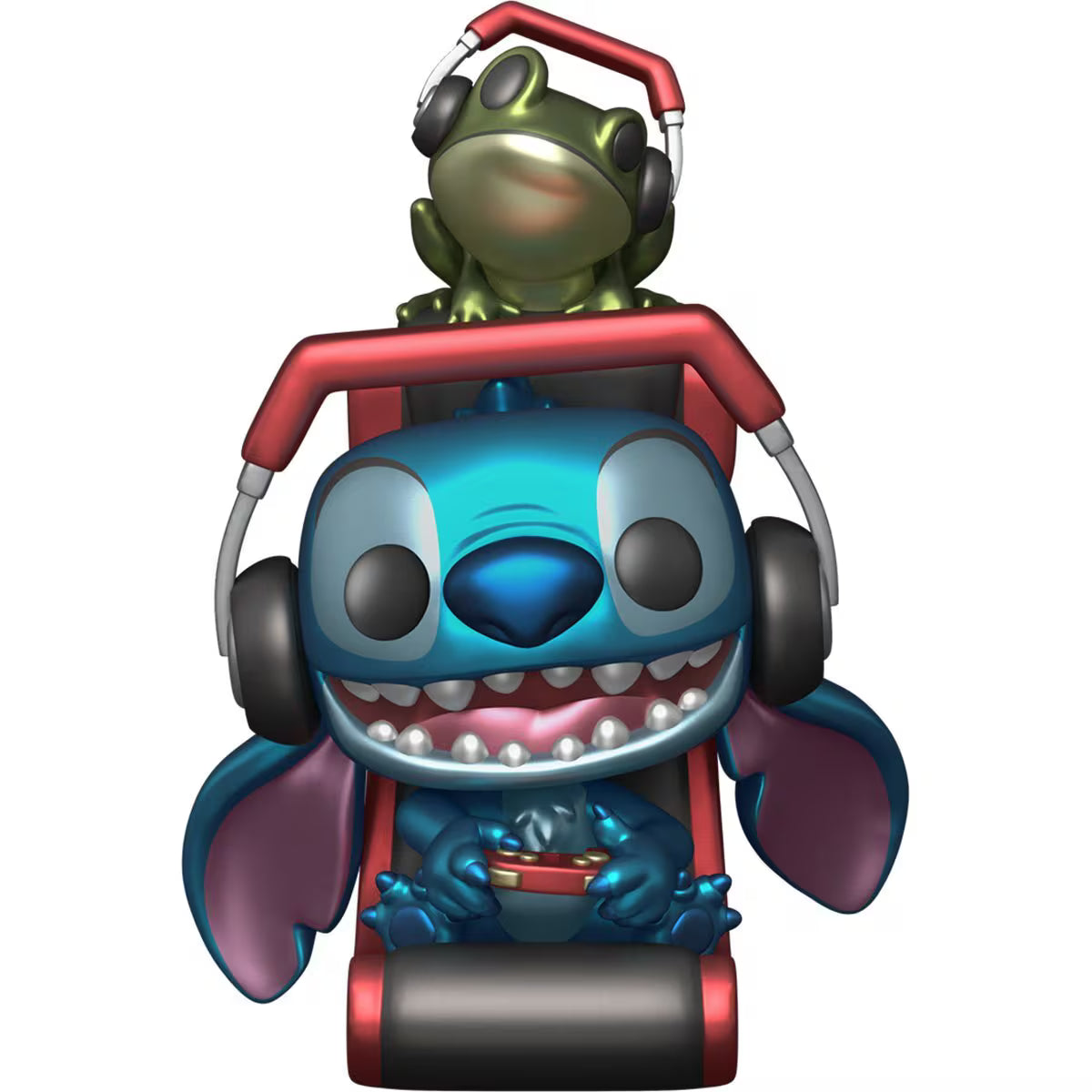 1564.- POP! PLUS -Gamer Stitch with Frog (Metallic)