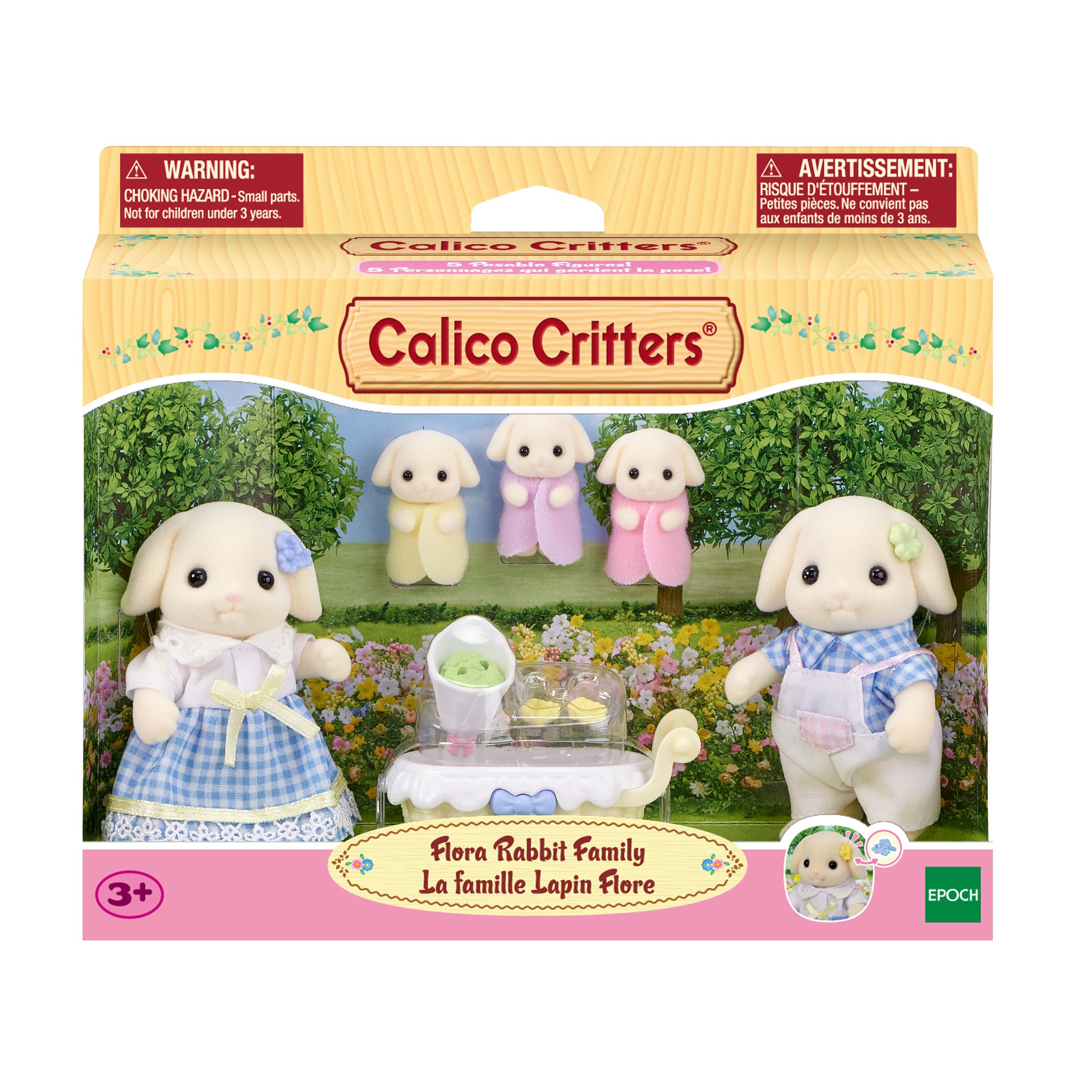 CC - BL FLORA RABBITT FAMILY CALICO CRITTERS