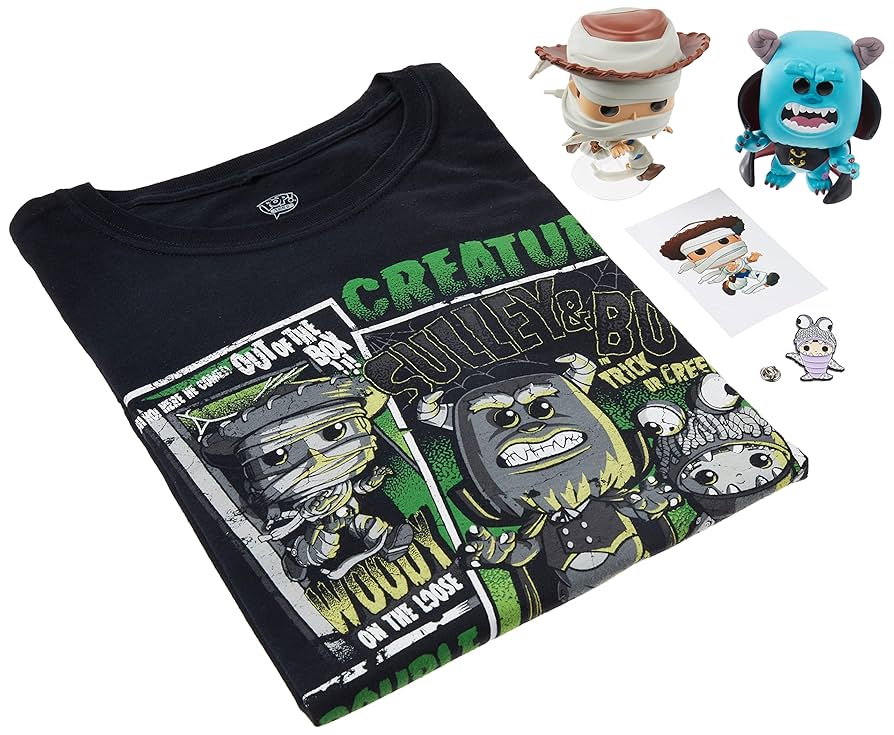Funko Pixar - Caja de coleccionistas de Halloween con 2 Pop! Figuras de vinilo : Juguetes y Juegos, Talla- M