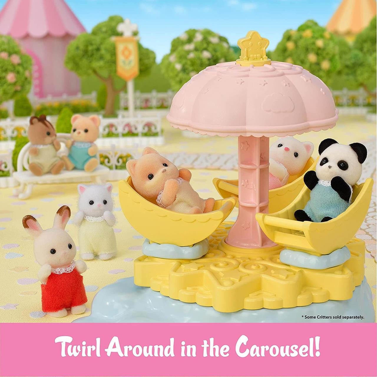 CC1916 - BL BABY STAR CAROUSEL CALICO CRITTERS
