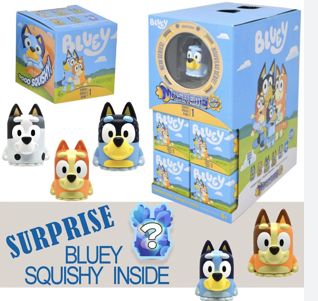 Bluey Mash'ems Serie 1 Caja Sorpresa Squishy Juguete