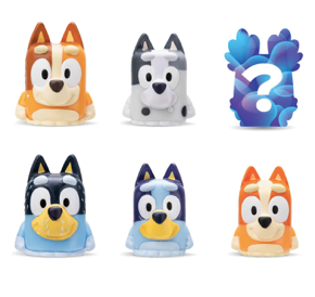 Bluey Mash'ems Serie 1 Caja Sorpresa Squishy Juguete
