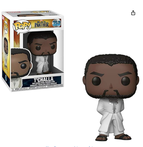 352.- POP! MARVEL - T'Challa White Robe