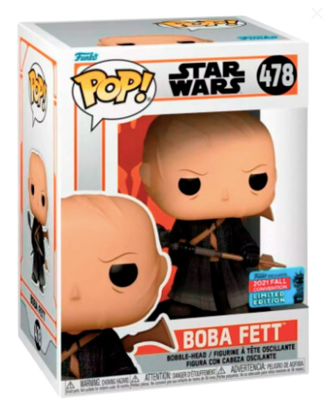 478.- POP! STAR WARS - Boba Fett (The Mandalorian) (EXCL TO FALL CONVENTION 2021 NYCC)