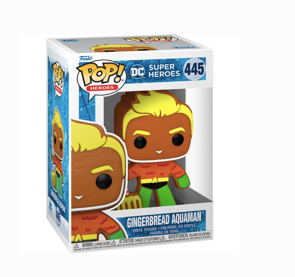 445.- POP! HEROES - Gingerbread Aquaman