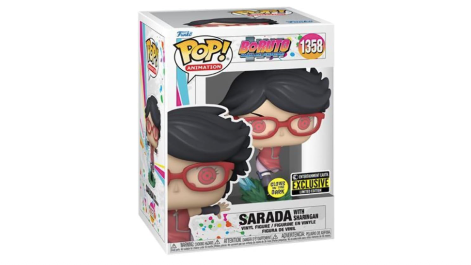 1358.- POP! ANIMATION - Sarada with Sharingan Glows in the Dark