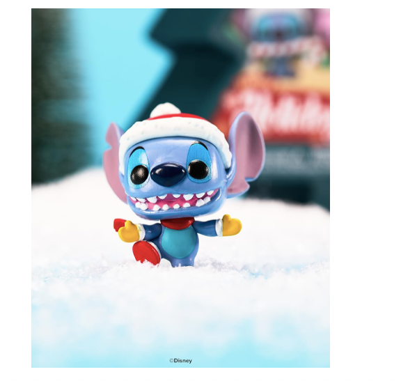 POP! DISNEY - Funko Pocket Pop: Disney Stitch Holiday - Tree box 4 Box