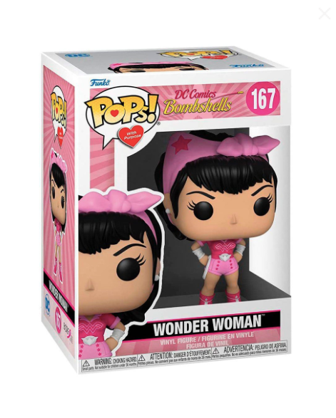 167.- POP! HEROES - Wonder Woman (Bombshells) (Breast Cancer Awareness)