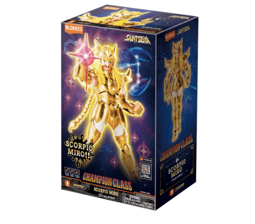 "BLK75004.-  Saint Seiya Champion Class Scorpio Miro"