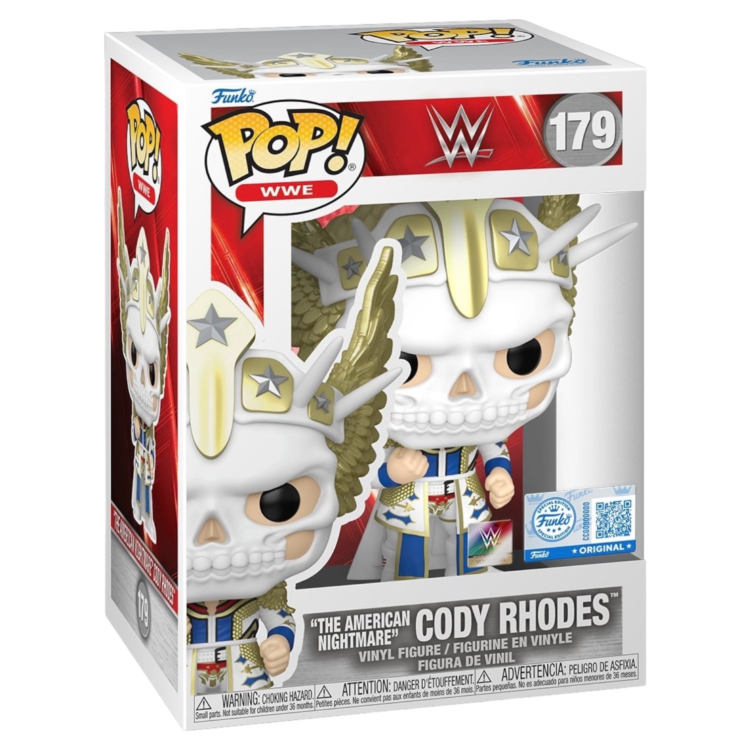 179.- POP! WWE - “The American Nightmare” Cody Rhodes (EXCL. TO SE)