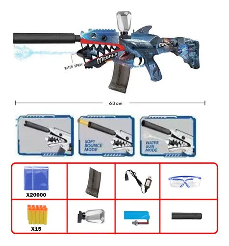 681-2C pistol Pistol Hydrogel USI camuflaje AZUL
