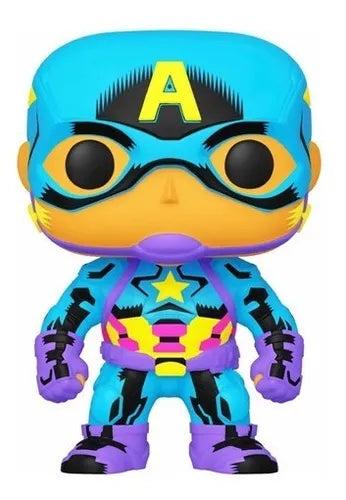 648.- POP! MARVEL - Captain America (Black Light) (EXCL. TO SE)