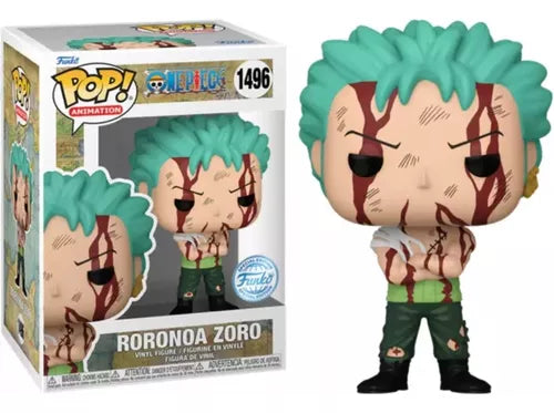 1496.- POP! ANIMATION - Roronoa Zoro (Excl. to SE) + PROTECTOR CHALICE