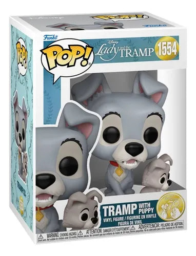 1554.- POP! DISNEY - Tramp with Puppy