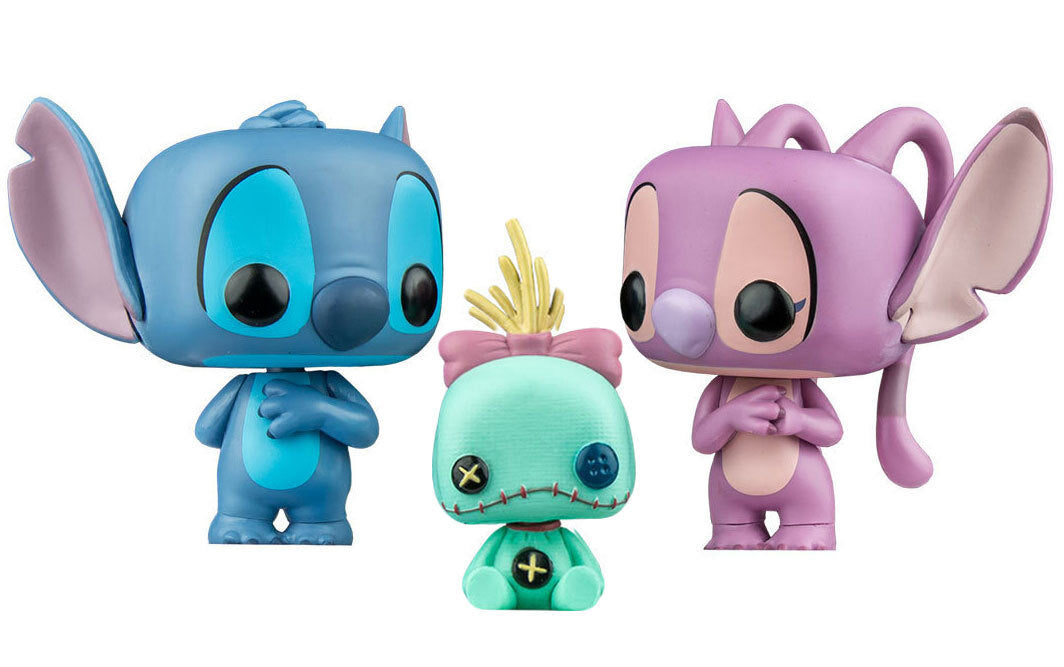 00.- POP! DISNEY - Stitch, Scrum & Angel (3-Pack)