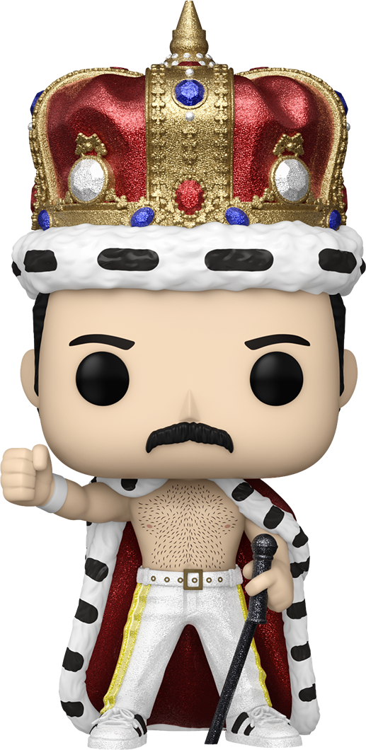 184.- POP! ROCKS - freddie Mercury King (diamond Glitter) (EXCL. TO BIG APPLE)