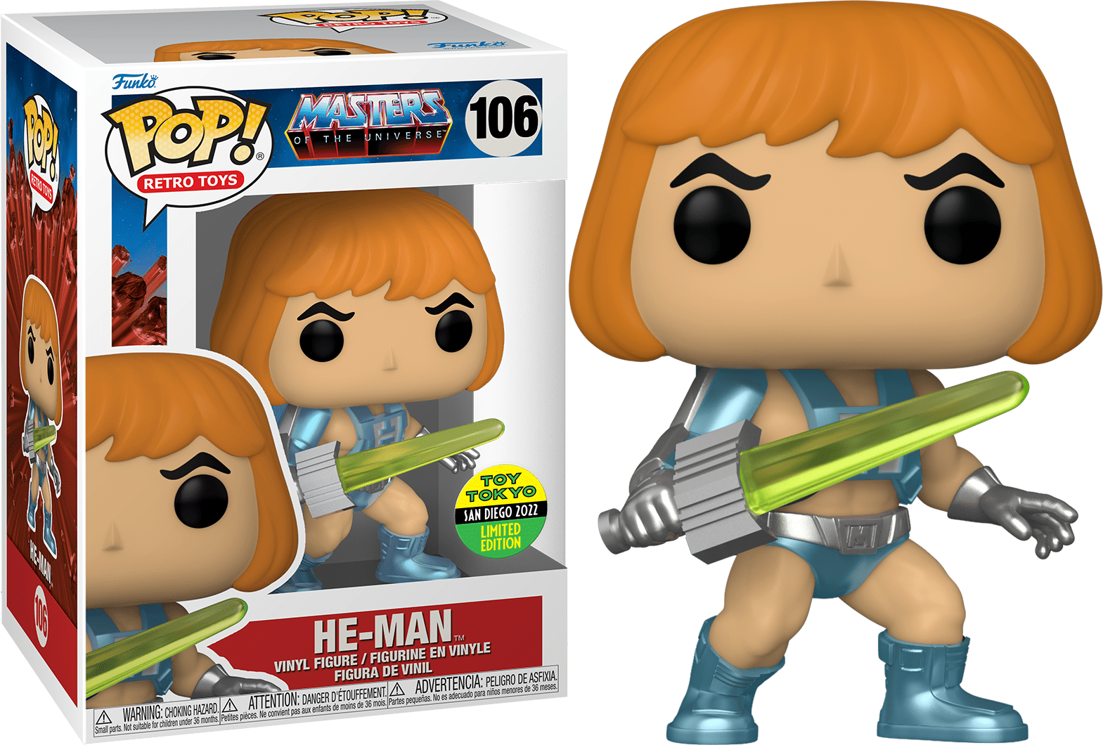 106.- POP! RETRO TOYS - HE-MAN (EXCL.TO TOY-TOKIO SAN DIEGO 22')