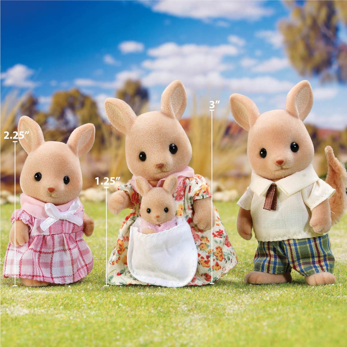 CC1460 - BL KANGAROO FAMILY CALICO CRITTERS