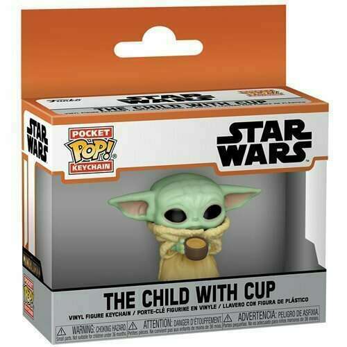 POP! KEYCHAIN STARWARS - The Child whit Cup