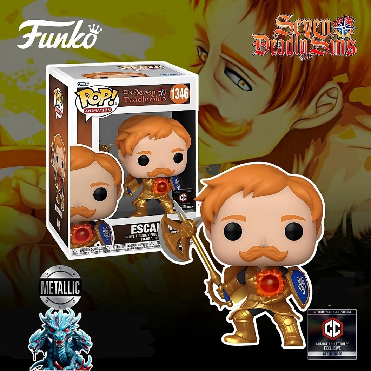 1346.- FUNKO POP! ANIMATION - ESCANOR  (EXCL TO CHALICE)