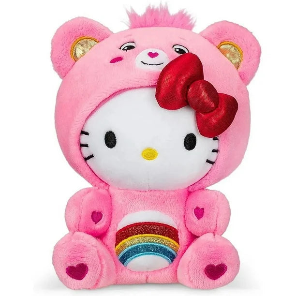 PLUSH - HELLO KITTY CHEER BEAR - HELLO KITTY & FRIENDS X CARE BEARS