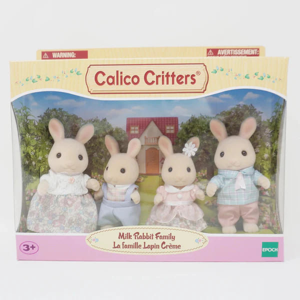 CC2075 - BL MILK RABBIT FAMILY CALICO CRITTERS