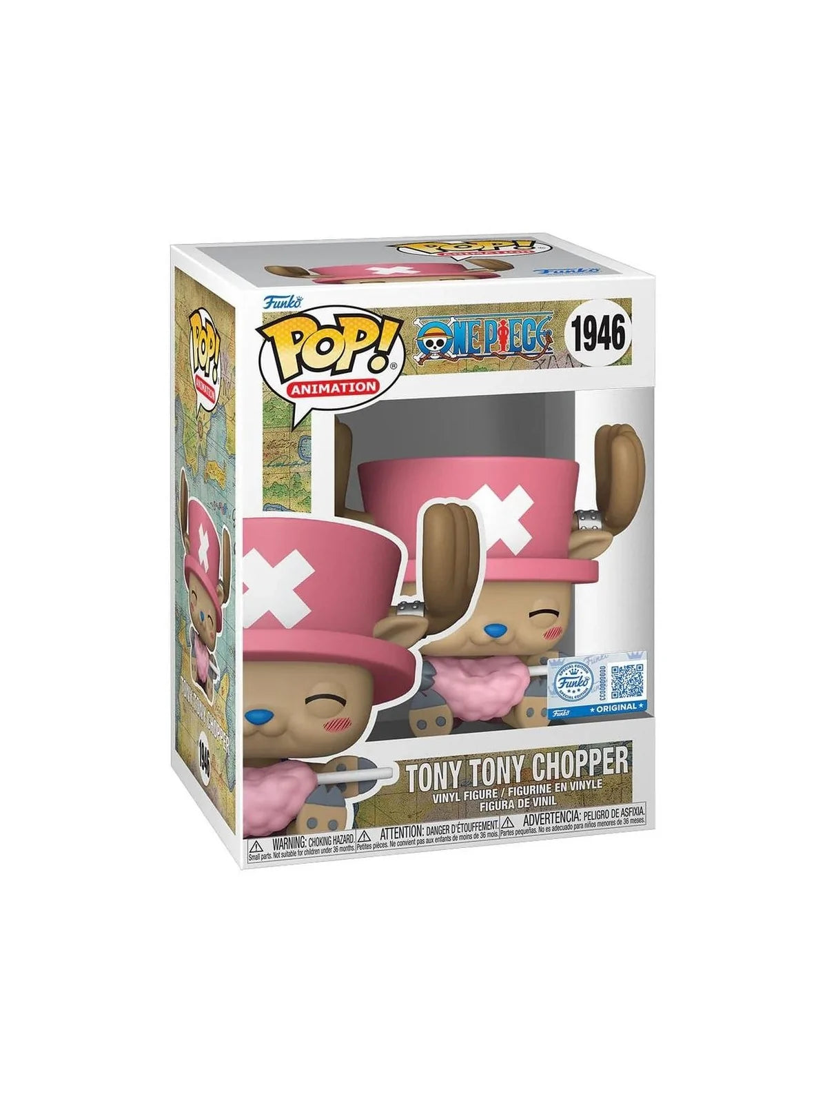 1946.- POP! ANIMATION -Tony Tony Chopper with Cotton Candy (EXCL. TO SE)